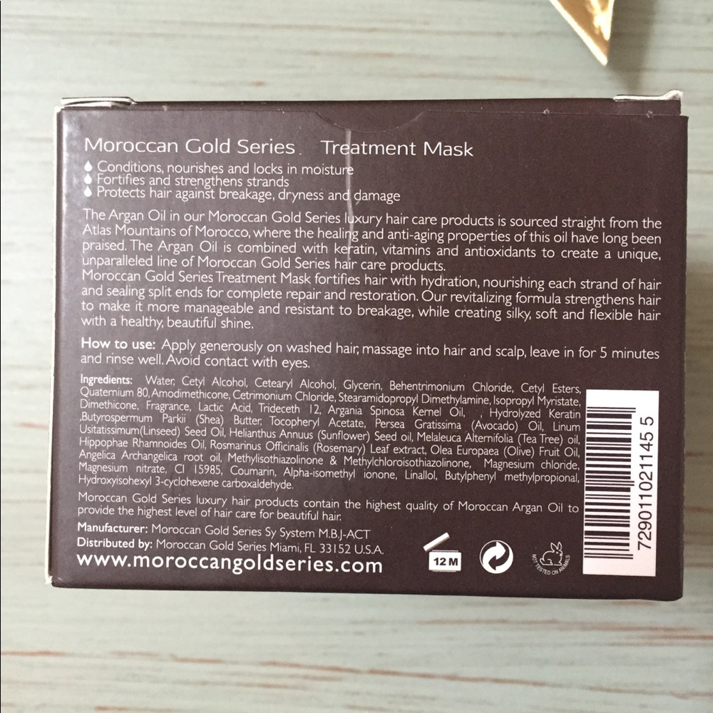 MOROCCAN GOLD SERIES Hair Treatment Mask - Picture 2 of 3